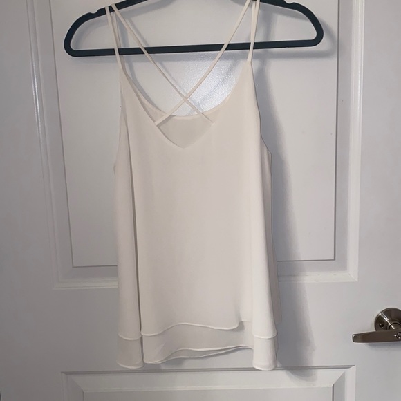 White Tank Blouse - Picture 2 of 2